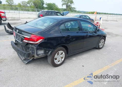 2013 Honda Civic Lx from USA, damaged, VIN 19XFB2F59DE067874
